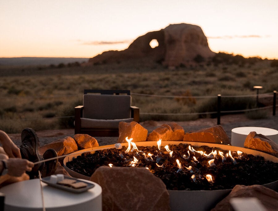 ULUM Moab at sunset