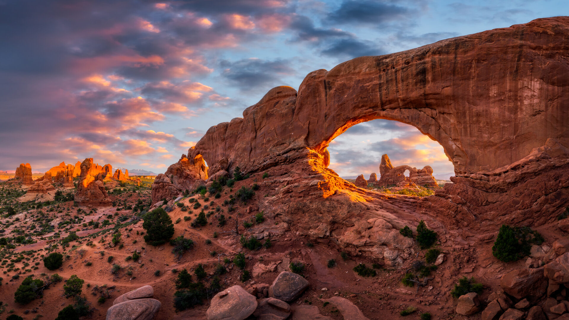 Moab at sunset