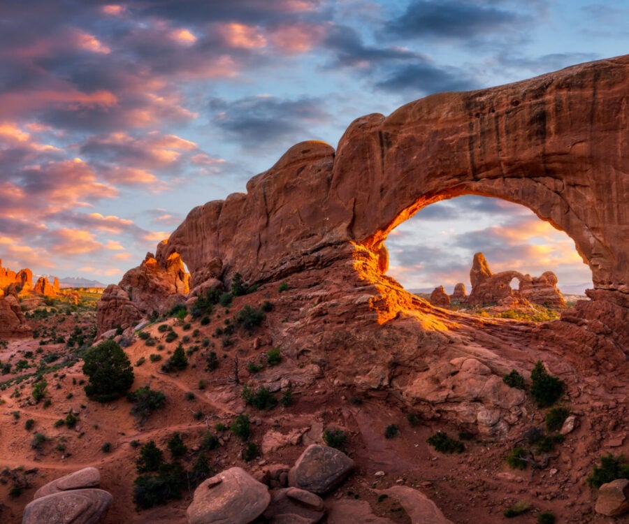 Moab at sunset