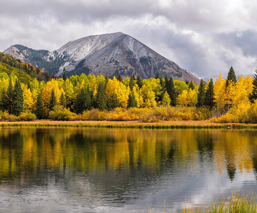 Fall in the La Sal Mountains