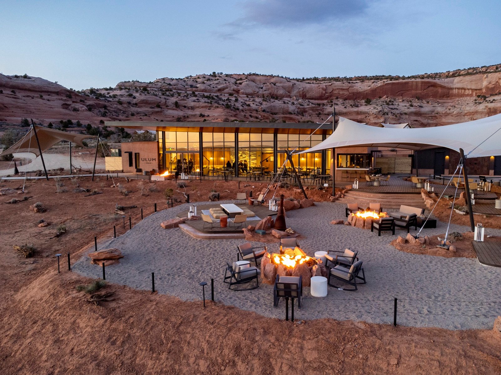 View of ULUM Moab lobby.
