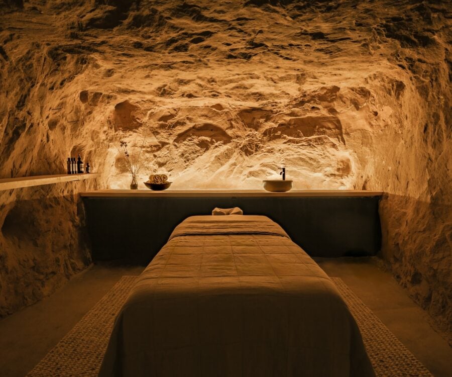 Massage Cave at ULUM Moab.