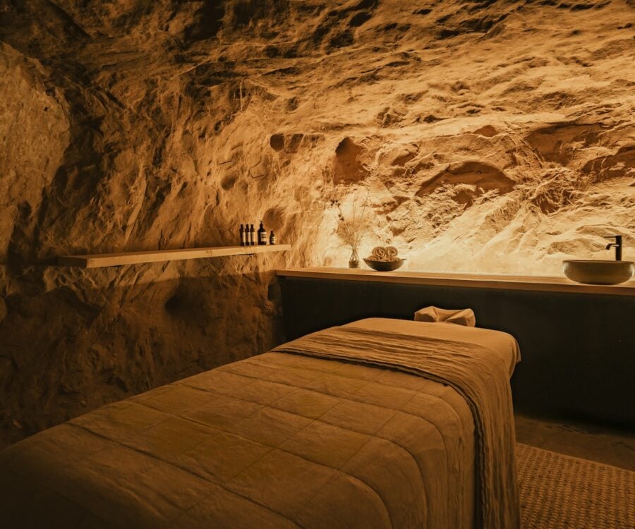 Massage Cave at ULUM Moab.