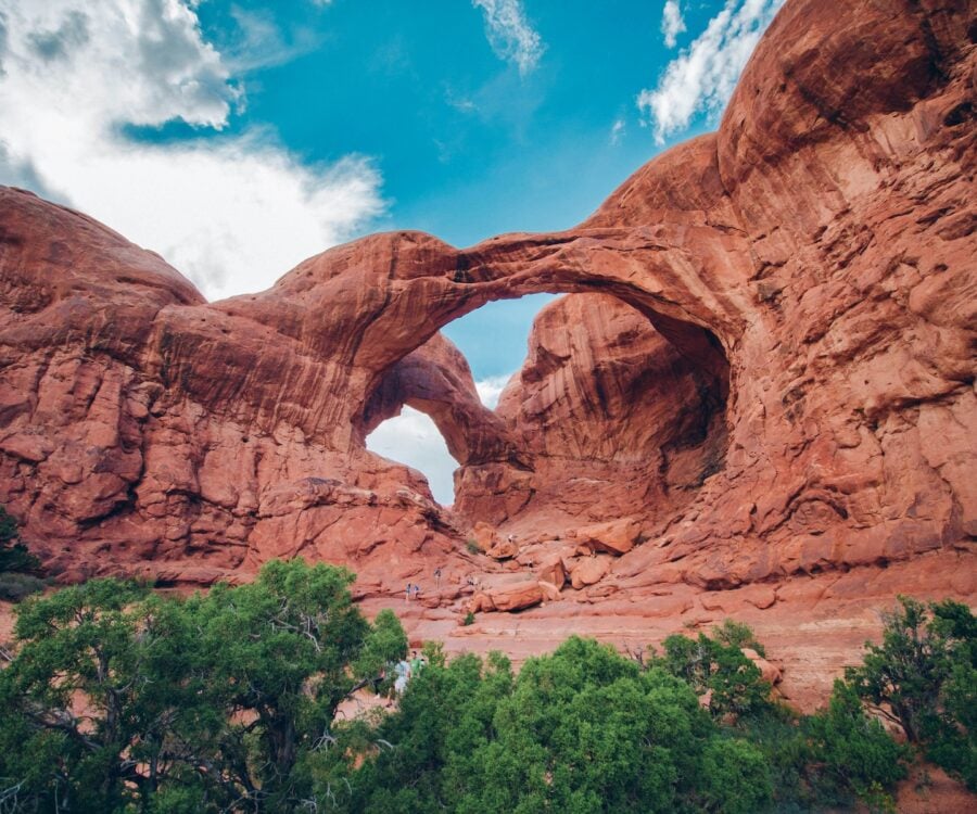 Double arch in ULUM Moab.
