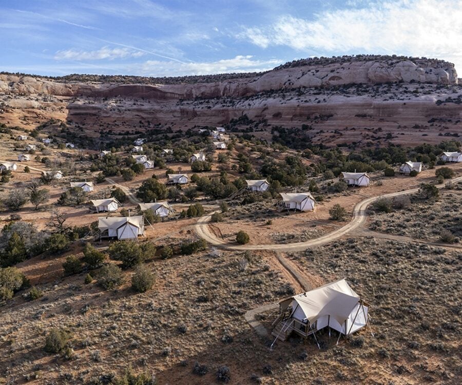 Aerial view of ULUM Moab.