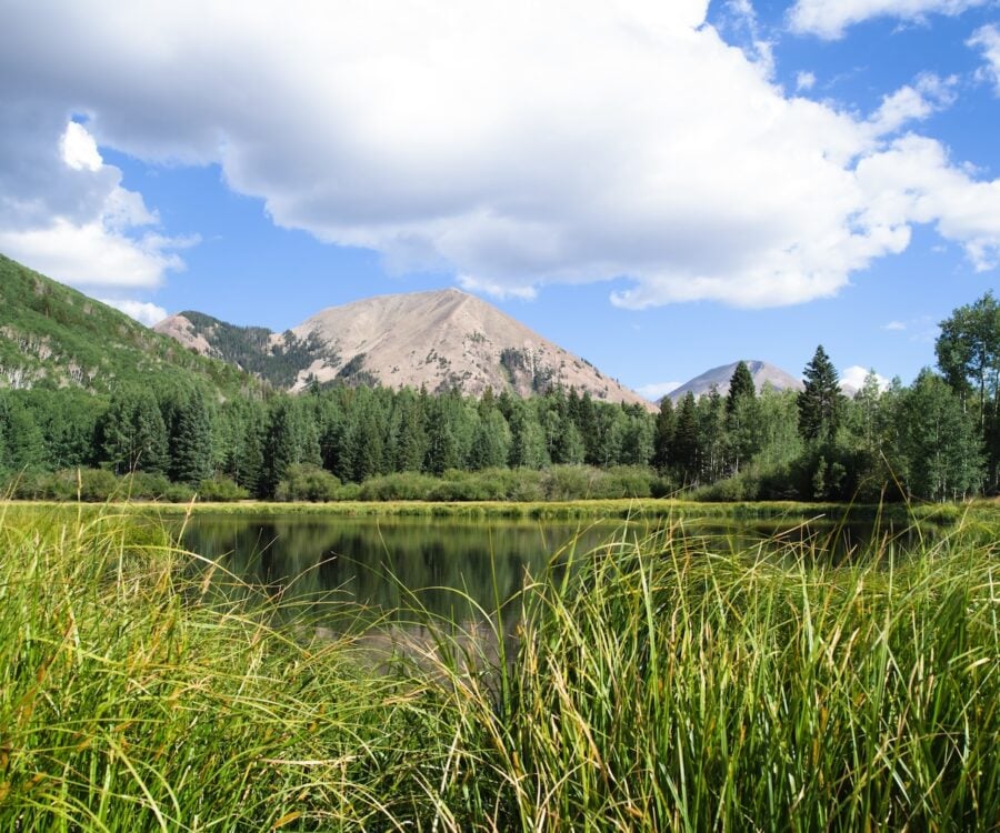 La Sal mountains in Utah.