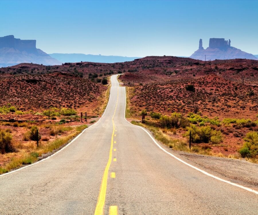 Highway 128 from Cisco Utah to Moab Utah.